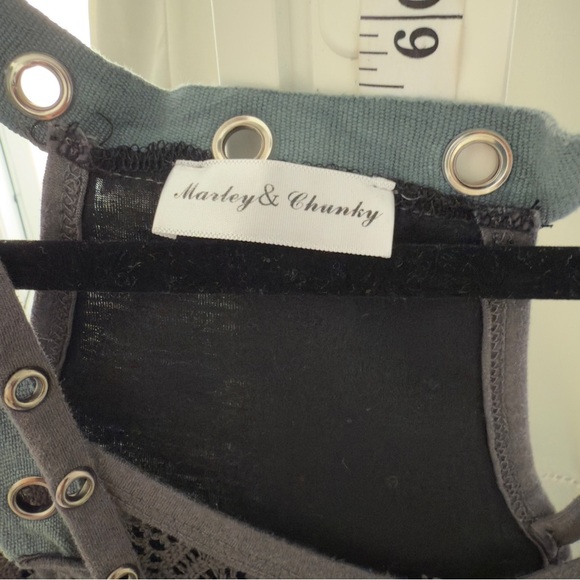 Marley & Chunky Black & Gray Patchwork Maxi Dress – Size 3XL (Fits L–XL) - Picture 9 of 10